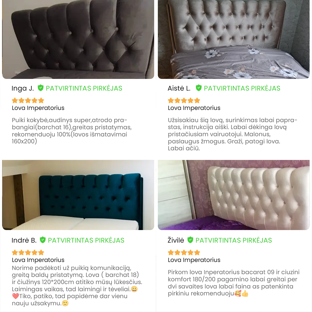 imperatorius lova atsiliepimai