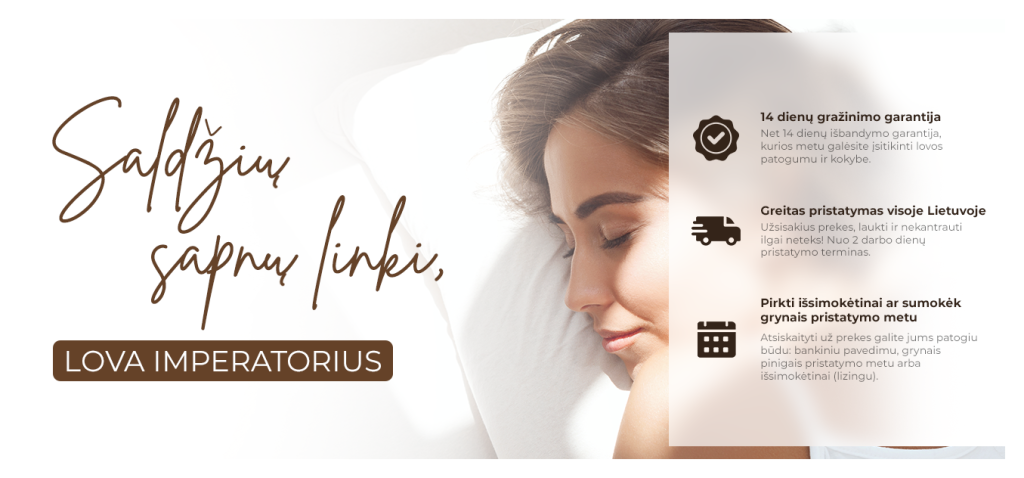 miegamojo lova imperatorius